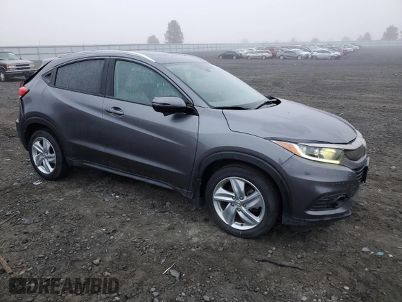 2019 Honda HR-V EX-L with VIN 3CZRU6H79KM703378, listed as a Copart auction lot 77941844 with 92,839 mi miles and Salvage Title. Bid and sale history available at carsss.com. Image 4.