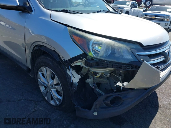 2012 Honda CR-V EX-L with VIN JHLRM4H7XCC025384, listed as a IAAI auction lot 41763825 with 93,824 mi miles. Bid and sale history available at carsss.com. Image 6.