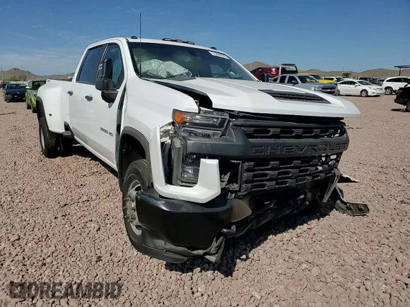2021 Chevrolet Silverado 3500HD Work Truck with VIN 1GC4YSEY2MF292287, listed as a Copart auction lot 73583394 with 108,784 mi miles and Salvage Title. Bid and sale history available at carsss.com. Image 11.