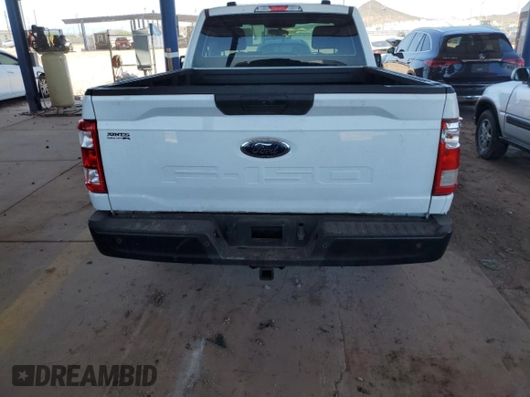 2023 Ford F-150 XL with VIN 1FTMF1C5XPKE35376, listed as a Copart auction lot 57109915 with 25,832 mi miles and Salvage title. Bid and sale history available at DreamBid. Image 10.