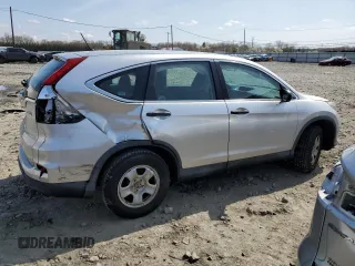 2016 Honda CR-V LX with VIN 2HKRM4H32GH614045, listed as a Copart auction lot 52694575 with 126,851 mi miles and Salvage Title. Bid and sale history available at carsss.com. Image 3.