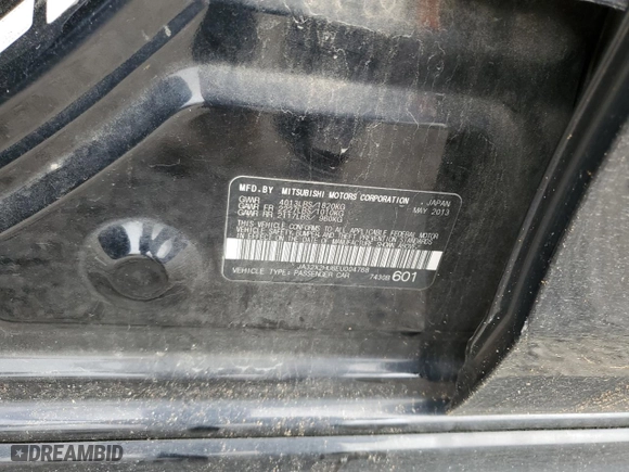 2014 Mitsubishi Lancer Sportback ES with VIN JA32X2HU6EU004768, listed as a Copart auction lot 85477024 with 139,263 mi miles and Salvage Title. Bid and sale history available at carsss.com. Image 14.