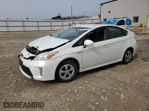2015 Toyota Prius Four with VIN JTDKN3DU5F0452558, listed as a Copart auction lot 54937175 with Not Provided miles and Non Repairable. Bid and sale history available at DreamBid. Image 1.