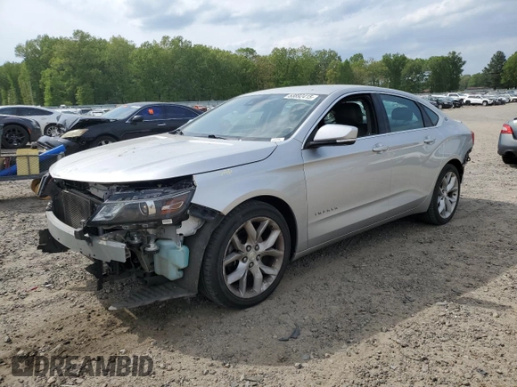 2014 Chevrolet Impala LT with VIN 1G1125S35EU100042, listed as a Copart auction lot 53892415 with 138,865 mi miles and Clean Title. Bid and sale history available at DreamBid. Image 1.