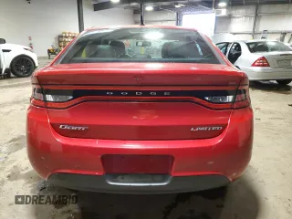 2013 Dodge Dart Limited with VIN 1C3CDFCA7DD188799, listed as a Copart auction lot 57661195 with 26,774 mi miles and Salvage title. Bid and sale history available at DreamBid. Image 6.