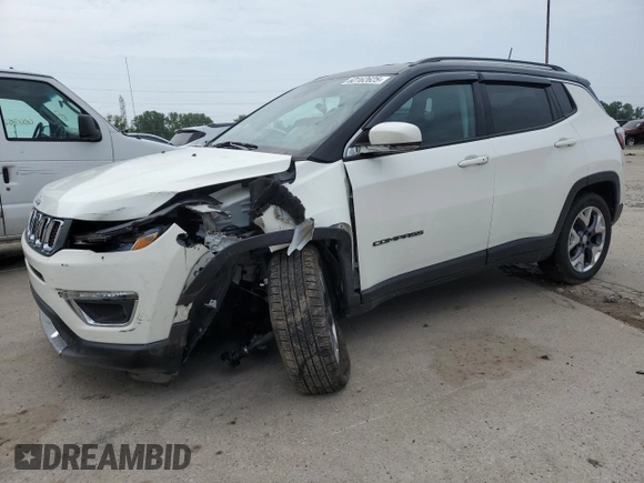 2021 Jeep Compass Limited z VIN 3C4NJDCB0MT547365, wystawiony jako Copart lot #60162625 z przebiegiem 48 180 mil mil oraz Nie do naprawy • Non repairable. Historia ofert i sprzedaży dostępna na DreamBid. Obrazek 1.