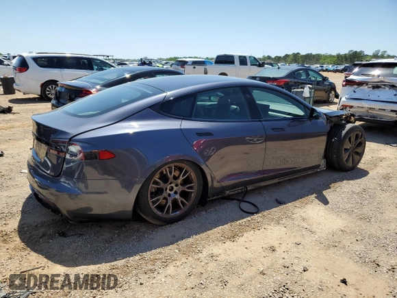 2021 Tesla Model S Long Range z VIN 5YJSA1E56MF456558, wystawiony jako Copart lot #51759745 z przebiegiem 39 537 mil mil oraz Szkoda całkowita • Salvage title. Historia ofert i sprzedaży dostępna na DreamBid. Obrazek 3.