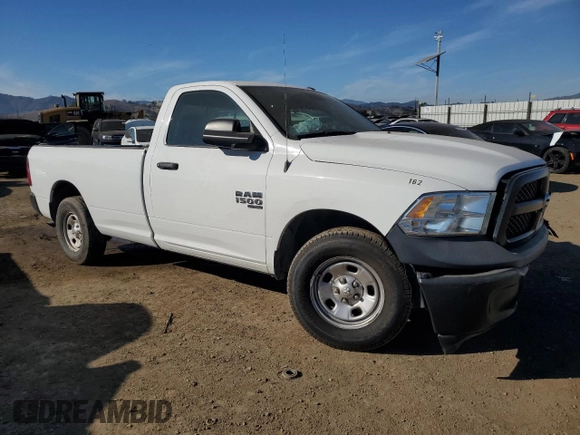2021 Ram 1500 Tradesman with VIN 3C6JR6DG5MG663495, listed as a Copart auction lot 84513314 with 74,782 mi miles and Salvage title. Bid and sale history available at DreamBid. Image 4.