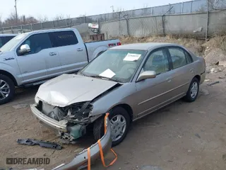 2002 Honda Civic LX with VIN 1HGES16612L042486, listed as a IAAI auction lot 41908839 with 1 mi miles. Bid and sale history available at carsss.com. Image 2.