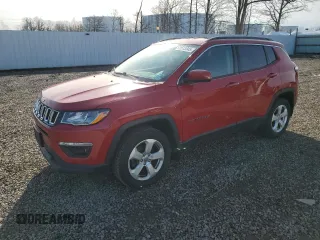 2018 Jeep Compass Latitude с VIN 3C4NJDBB4JT458315, выставлен на аукционе Copart как лот 51513345 с пробегом 91 274 миль миль и Чистый • Clean title. История ставок и продаж доступна на DreamBid. Изображение 1.