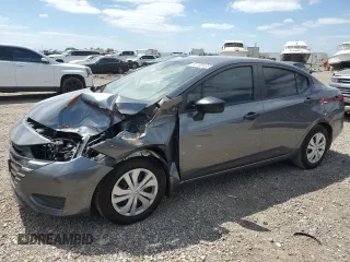 2024 Nissan Versa S with VIN 3N1CN8DV1RL838074, listed as a Copart auction lot 52763485 with 27,910 mi miles and Salvage Title. Bid and sale history available at DreamBid. Image 1.