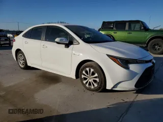 2020 Toyota Corolla Hybrid LE with VIN JTDEBRBE2LJ002747, listed as a Copart auction lot 50201475 with 296,425 mi miles and Clean Title. Bid and sale history available at carsss.com. Image 4.