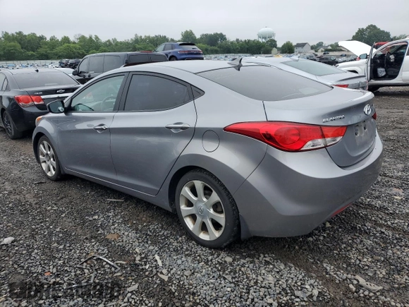 2013 Hyundai Elantra GLS z VIN KMHDH4AE0DU694906, wystawiony jako Copart lot #61286785 z przebiegiem 145 020 mil mil oraz Czysty tytuł • Clean title. Historia ofert i sprzedaży dostępna na DreamBid. Obrazek 2.