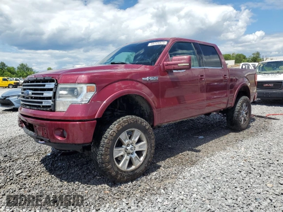 2013 Ford F-150 XL with VIN 1FTFW1EF8DKE14522, listed as a Copart auction lot 55725975 with 317,578 mi miles and Salvage title. Bid and sale history available at DreamBid. Image 1.