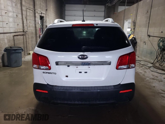 2013 Kia Sorento LX with VIN 5XYKTCA65DG331709, listed as a Copart auction lot 53188675 with 143,545 mi miles and Clean Title. Bid and sale history available at carsss.com. Image 6.