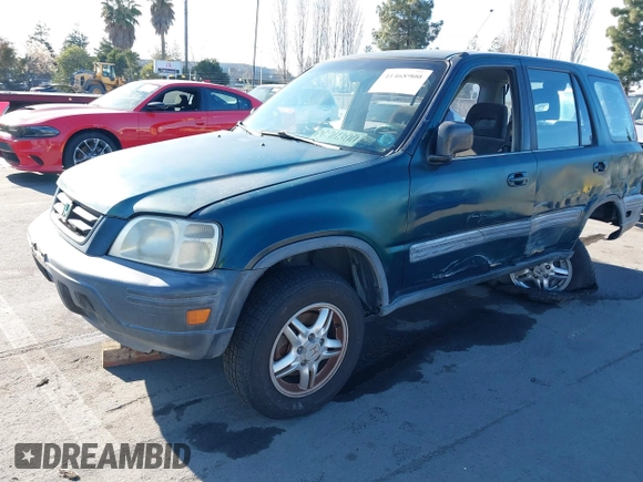 1999 Honda CR-V LX with VIN JHLRD2841XC021918, listed as a IAAI auction lot 41468900 with 187,298 mi miles. Bid and sale history available at carsss.com. Image 2.