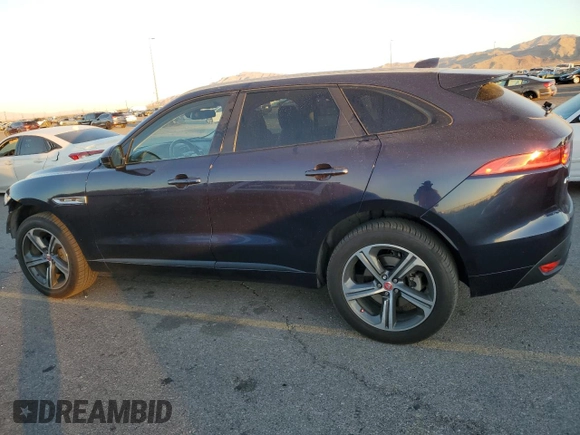 2018 Jaguar F-Pace 30t R-Sport z VIN SADCL2GX2JA287862, wystawiony jako Copart lot #75935764 z przebiegiem 54 025 mil mil oraz Szkoda całkowita • Salvage title. Historia ofert i sprzedaży dostępna na DreamBid. Obrazek 2.