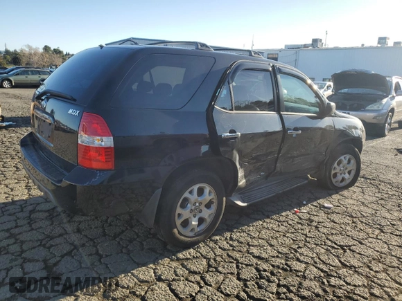 2002 Acura MDX Touring Pkg with VIN 2HNYD186X2H542219, listed as a Copart auction lot 44222445 with 268,930 mi miles and Salvage Title. Bid and sale history available at carsss.com. Image 3.