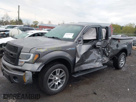2014 Ford F-150 XL with VIN 1FTEX1CM7EFB26396, listed as a IAAI auction lot 42028174 with 51,280 mi miles. Bid and sale history available at carsss.com. Image 2.
