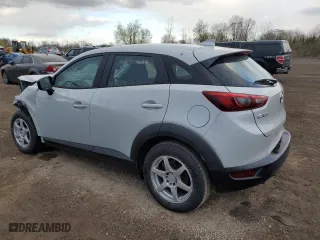 2019 Mazda CX-3 Sport with VIN JM1DKDB70K0443216, listed as a Copart auction lot 53196625 with 76,357 mi miles and Salvage Title. Bid and sale history available at carsss.com. Image 2.