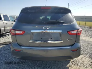 2015 Infiniti QX60 with VIN 5N1AL0MMXFC506575, listed as a Copart auction lot 48435245 with 61,198 mi miles and Salvage Title. Bid and sale history available at DreamBid. Image 6.