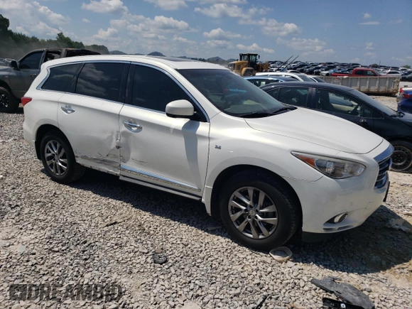 2014 Infiniti QX60 с VIN 5N1AL0MN4EC502691, выставлен на аукционе Copart как лот 63614155 с пробегом 141 065 миль миль и Списание • Salvage title. История ставок и продаж доступна на DreamBid. Изображение 4.