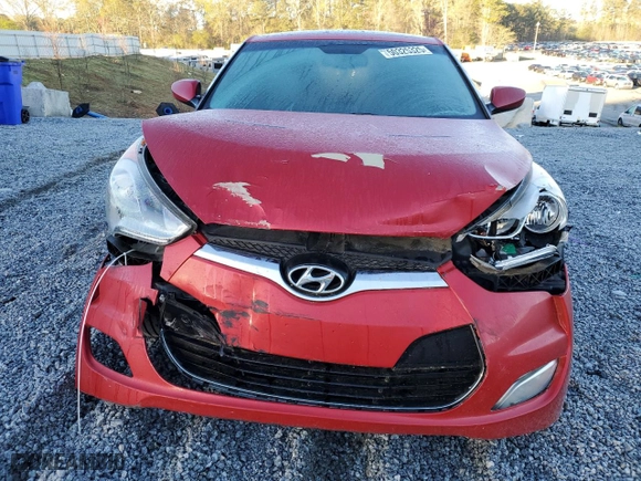 2012 Hyundai Veloster w/Black Int with VIN KMHTC6AD3CU071629, listed as a Copart auction lot 50325325 with 64,351 mi miles and Salvage Title. Bid and sale history available at carsss.com. Image 5.