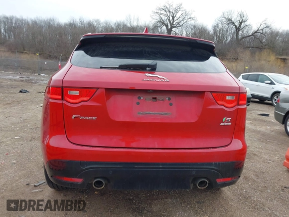 2019 Jaguar F-Pace S with VIN SADCM2FV7KA363378, listed as a IAAI auction lot 41814843 with 191,421 mi miles and . Bid and sale history available at DreamBid. Image 16.