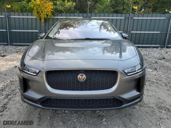 2020 Jaguar I-PACE S with VIN SADHB2S13L1F85323, listed as a Copart auction lot 71755244 with 55015 miles and Salvage Title. Bid and sale history available at carsss.com. Image 5.