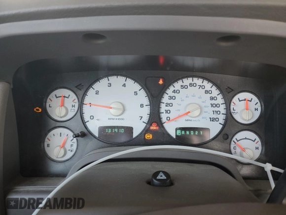 2004 Dodge 1500 ST with VIN 1D7HA16KX4J209959, listed as a Copart auction lot 80193184 with 131,910 mi miles and Salvage Title. Bid and sale history available at DreamBid. Image 9.