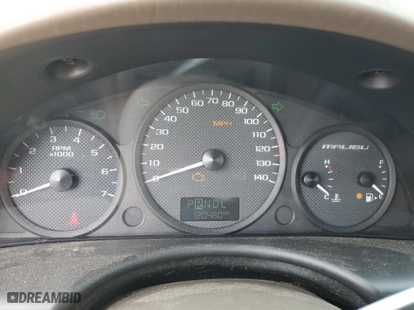 2005 Chevrolet Malibu LS with VIN 1G1ZT52825F254014, listed as a Copart auction lot 73671974 with 120,480 mi miles and Salvage Title. Bid and sale history available at carsss.com. Image 9.