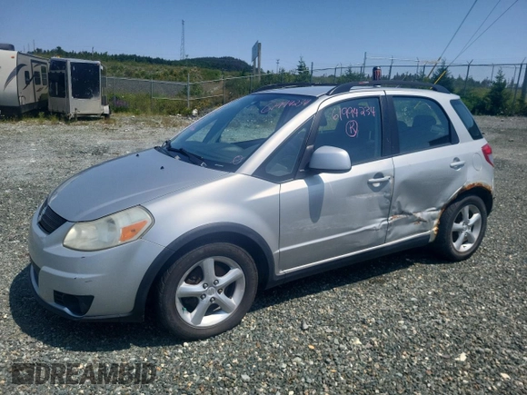 2009 Suzuki SX4 Man AWD with VIN JS2YB413196204559, listed as a Copart auction lot 61994234 with 180,757 mi miles and Salvage Title. Bid and sale history available at carsss.com. Image 1.