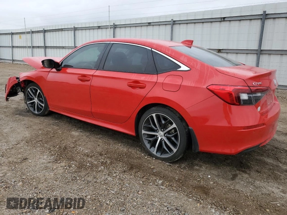 2024 Honda Civic Sedan Touring with VIN 2HGFE1F91RH329792, listed as a Copart auction lot 42254855 with 10,540 mi miles and Salvage Title. Bid and sale history available at carsss.com. Image 2.