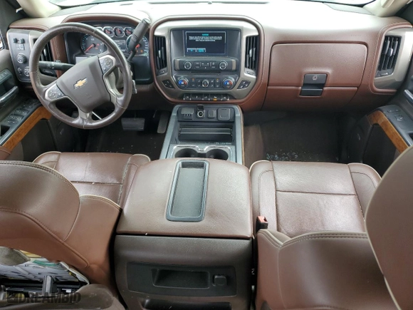 2015 Chevrolet Silverado 1500 High Country with VIN 3GCUKTEC9FG121324, listed as a Copart auction lot 77551124 with 104,037 mi miles and Salvage Title. Bid and sale history available at carsss.com. Image 8.