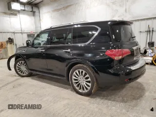 2016 Infiniti QX80 with VIN JN8AZ2NC2G9401262, listed as a Copart auction lot 58431295 with 199,030 mi miles and Non repairable. Bid and sale history available at DreamBid. Image 2.