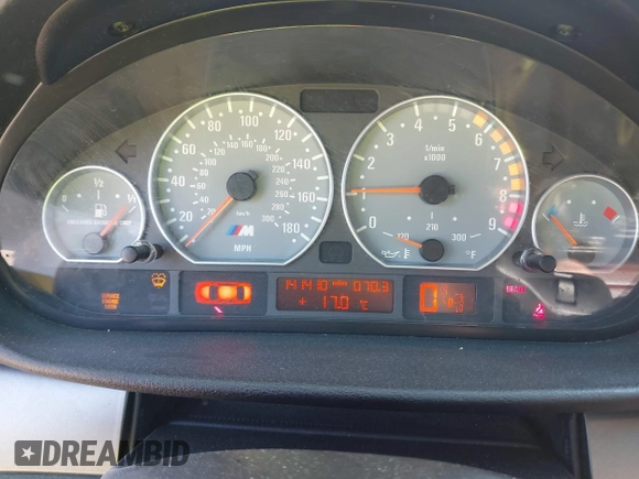 2002 BMW 3 Series M3 with VIN WBSBR934X2EX22768, listed as a IAAI auction lot 42124717 with 141,410 mi miles. Bid and sale history available at carsss.com. Image 7.