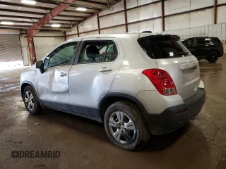 2016 Chevrolet Trax LS with VIN KL7CJKSB3GB603203, listed as a Copart auction lot 47664325 with 128,458 mi miles and Clean Title. Bid and sale history available at carsss.com. Image 2.