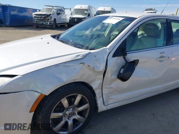 2010 Mercury Milan Premier with VIN 3MEHM0JAXAR616108, listed as a IAAI auction lot 41581286 with 63,534 mi miles and . Bid and sale history available at DreamBid. Image 6.