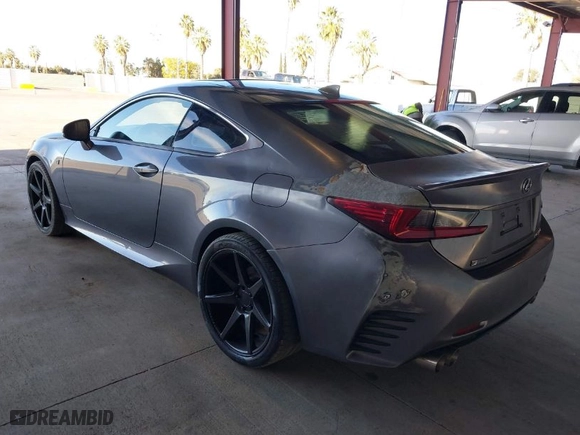 2015 Lexus RC 350 with VIN JTHHE5BC8F5003098, listed as a IAAI auction lot 41712949 with NaN miles. Bid and sale history available at carsss.com. Image 3.