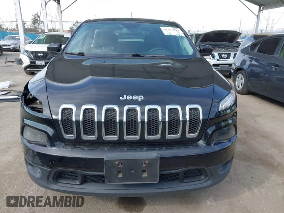 2018 Jeep Cherokee Latitude Plus with VIN 1C4PJLLB6JD520014, listed as a IAAI auction lot 41771997 with 171,405 mi miles. Bid and sale history available at carsss.com. Image 13.