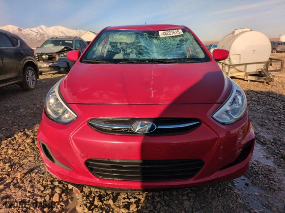 2017 Hyundai Accent SE with VIN KMHCT5AE7HU325319, listed as a Copart auction lot 48227615 with 117,000 mi miles and Salvage Title. Bid and sale history available at carsss.com. Image 5.