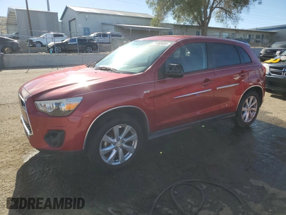 2014 Mitsubishi Outlander Sport ES with VIN 4A4AP3AU9EE012752, listed as a Copart auction lot 71365684 with 61,107 mi miles and Salvage Title. Bid and sale history available at carsss.com. Image 1.