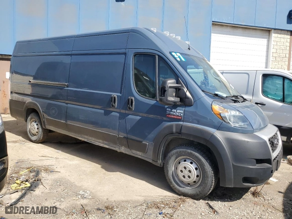 2019 Ram ProMaster Cargo Van with VIN 3C6URVJG7KE558204, listed as a Copart auction lot 50204845 with 134,694 mi miles and Clean Title. Bid and sale history available at carsss.com. Image 4.
