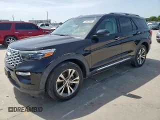 2020 Ford Explorer Platinum with VIN 1FM5K8HC0LGA60137, listed as a Copart auction lot 64837965 with 24,932 mi miles and Salvage title. Bid and sale history available at DreamBid. Image 1.