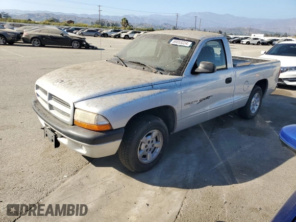 2001 Dodge Dakota with VIN 1B7FL26X71S150095, listed as a Copart auction lot 69853224 with 99,736 mi miles and Clean Title. Bid and sale history available at carsss.com. Image 1.