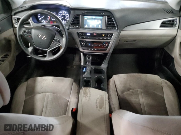 2016 Hyundai Sonata SE with VIN 5NPE24AF7GH358882, listed as a Copart auction lot 52387155 with 160,824 mi miles and Clean Title. Bid and sale history available at carsss.com. Image 8.