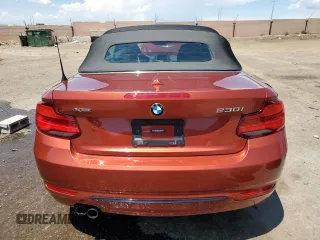 2018 BMW 2 Series 230i xDrive with VIN WBA2K1C54JVD41373, listed as a Copart auction lot 63321134 with 25,412 mi miles and Salvage Title. Bid and sale history available at carsss.com. Image 6.