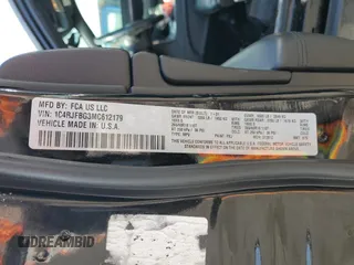 2021 Jeep Grand Cherokee Limited z VIN 1C4RJFBG3MC612179, wystawiony jako Copart lot #54469685 z przebiegiem 73 057 mil mil oraz Szkody całkowita. Historia ofert i sprzedaży dostępna na DreamBid. Obrazek 13.