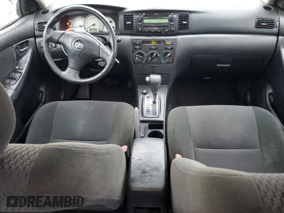 2008 Toyota Corolla CE with VIN 2T1BR32E18C904806, listed as a Copart auction lot 55572675 with 213,086 mi miles and Salvage Title. Bid and sale history available at DreamBid. Image 8.