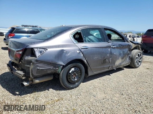 2016 Honda Accord EX with VIN 1HGCR2F70GA026414, listed as a Copart auction lot 52986765 with 70,770 mi miles and Salvage Title. Bid and sale history available at carsss.com. Image 3.